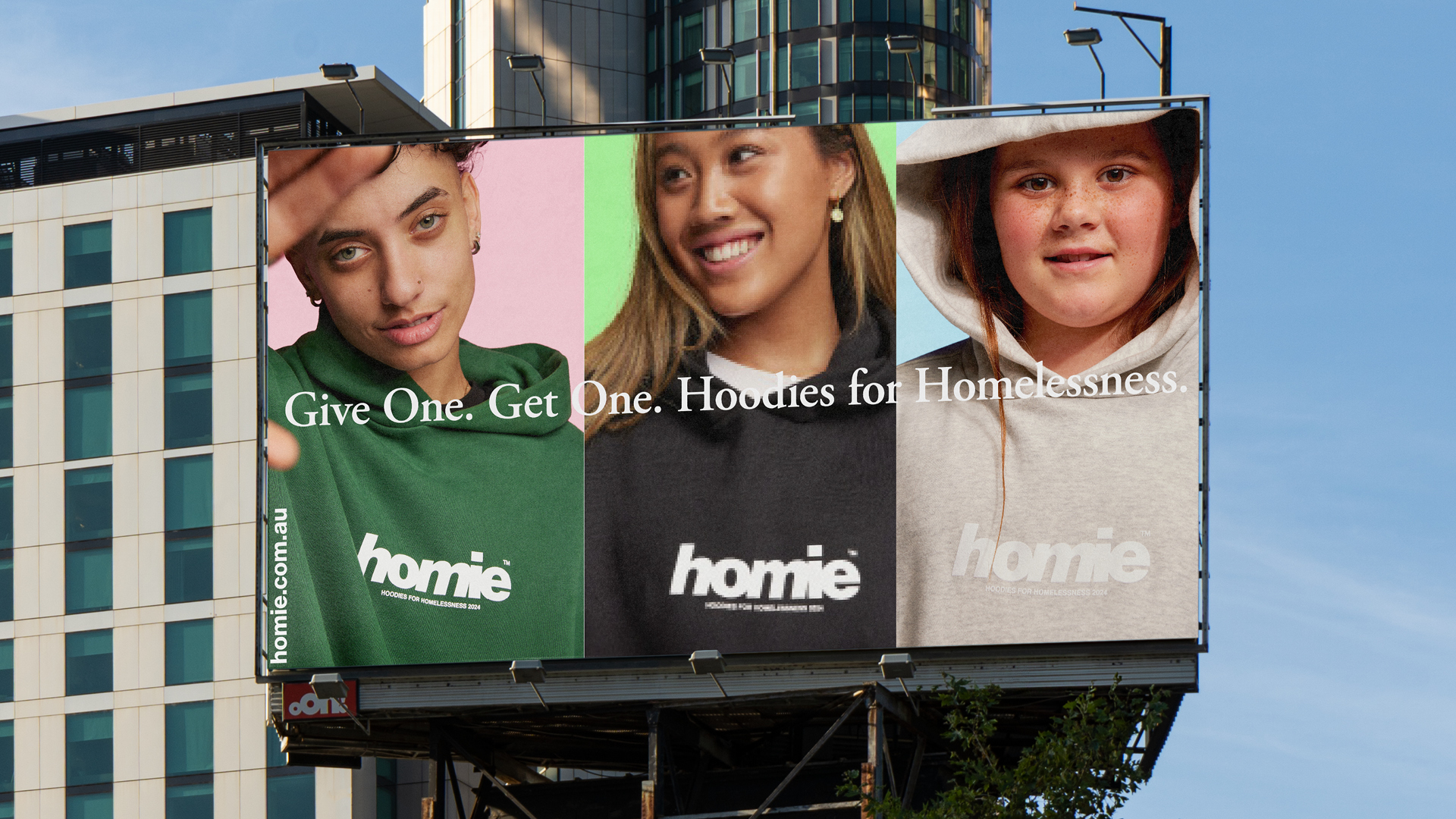 Everyone in Hoodies for Homelessness